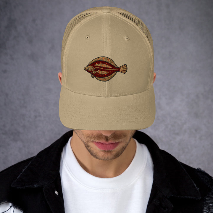 Trucker-Cap Scholle Stickerei