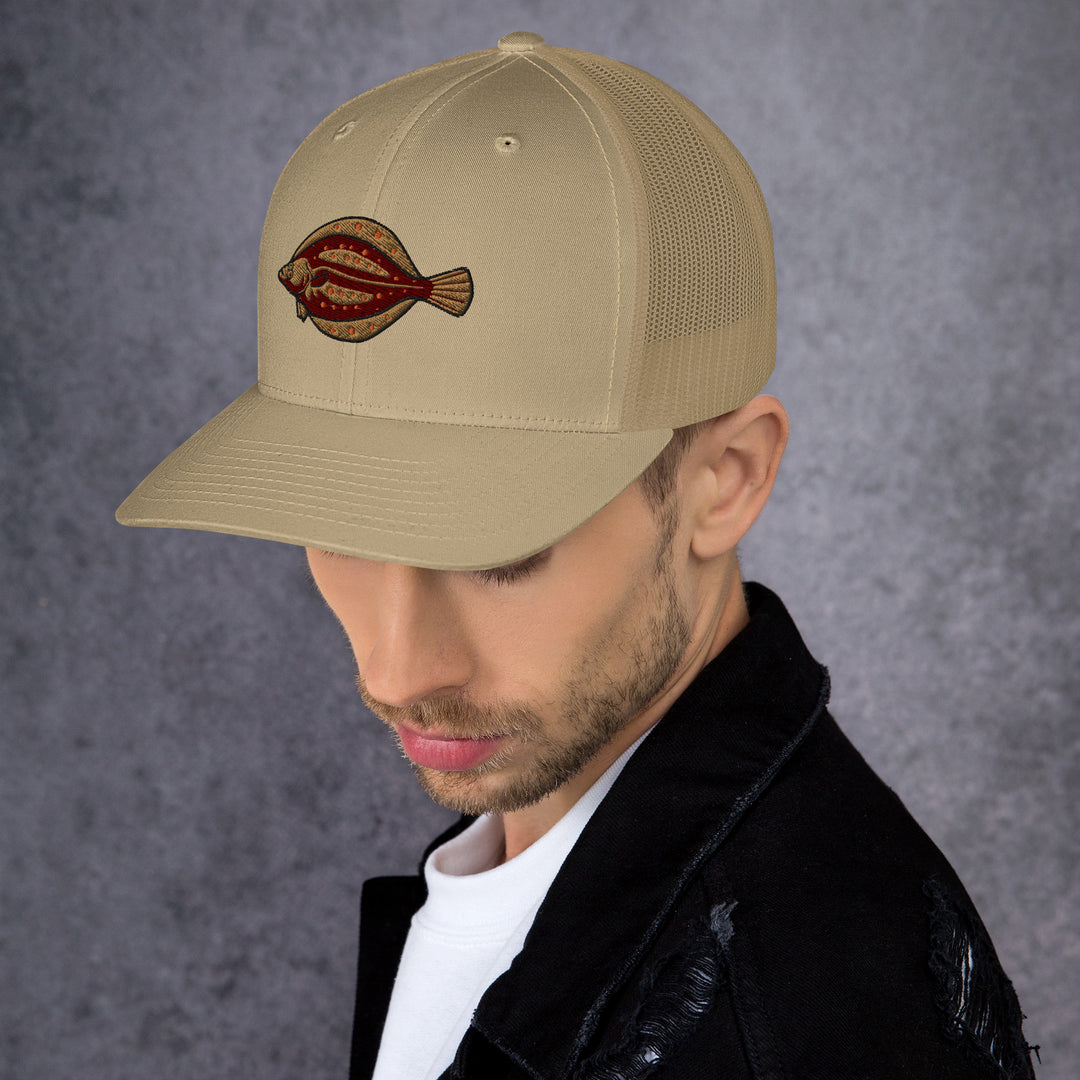 Trucker-Cap Scholle Stickerei