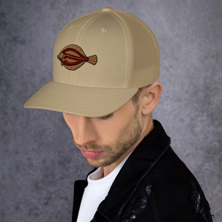 Trucker-Cap Scholle Stickerei