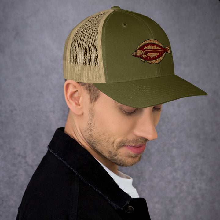 Trucker-Cap Scholle Stickerei