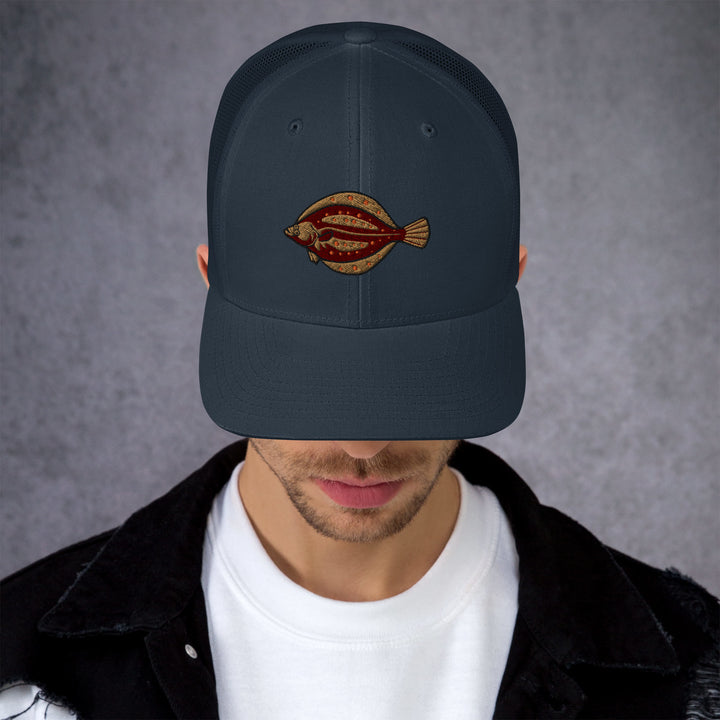 Trucker-Cap Scholle Stickerei