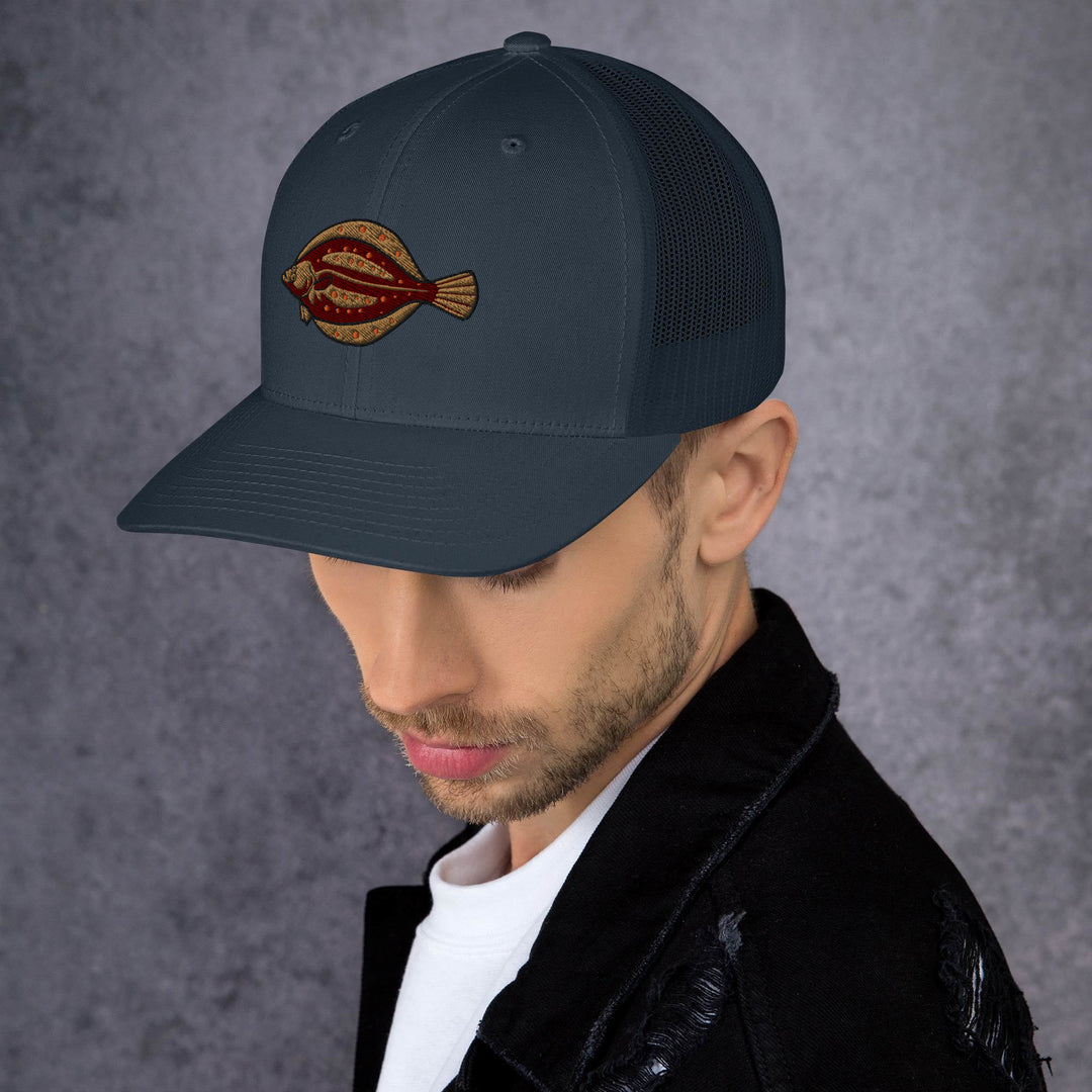 Trucker-Cap Scholle Stickerei