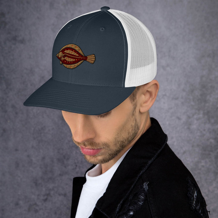 Trucker-Cap Scholle Stickerei