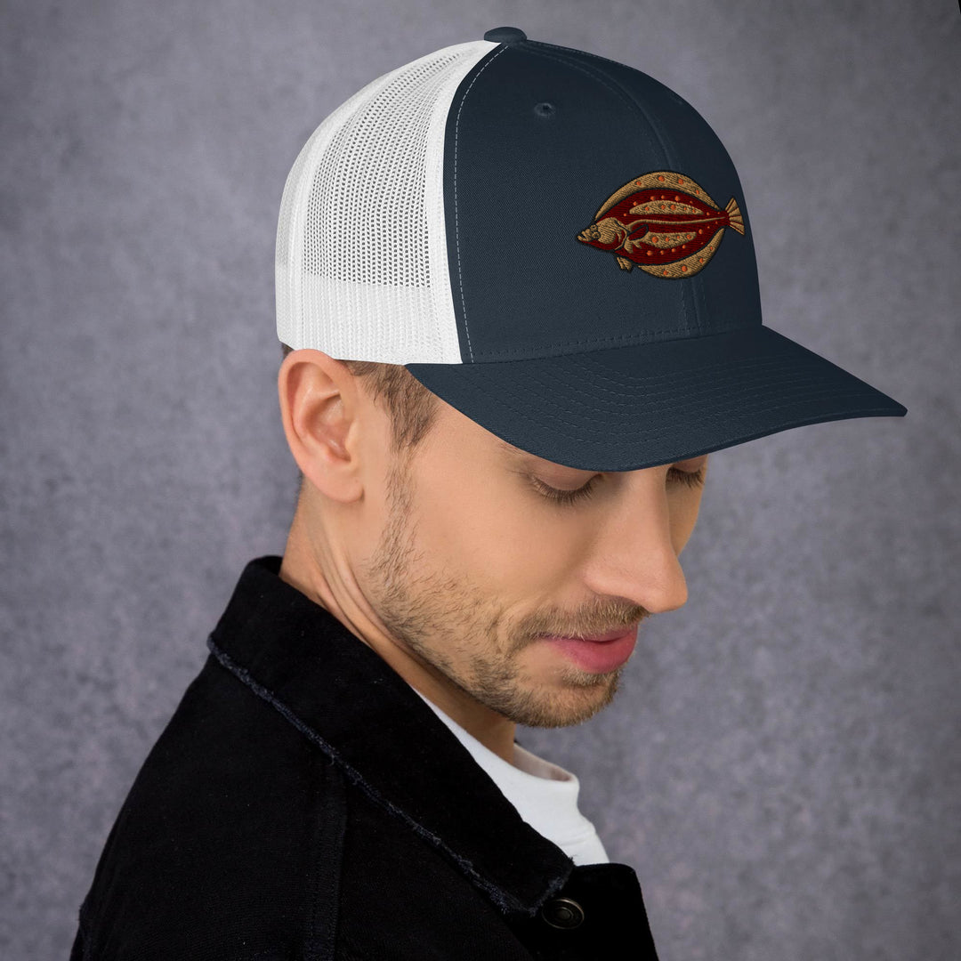 Trucker-Cap Scholle Stickerei