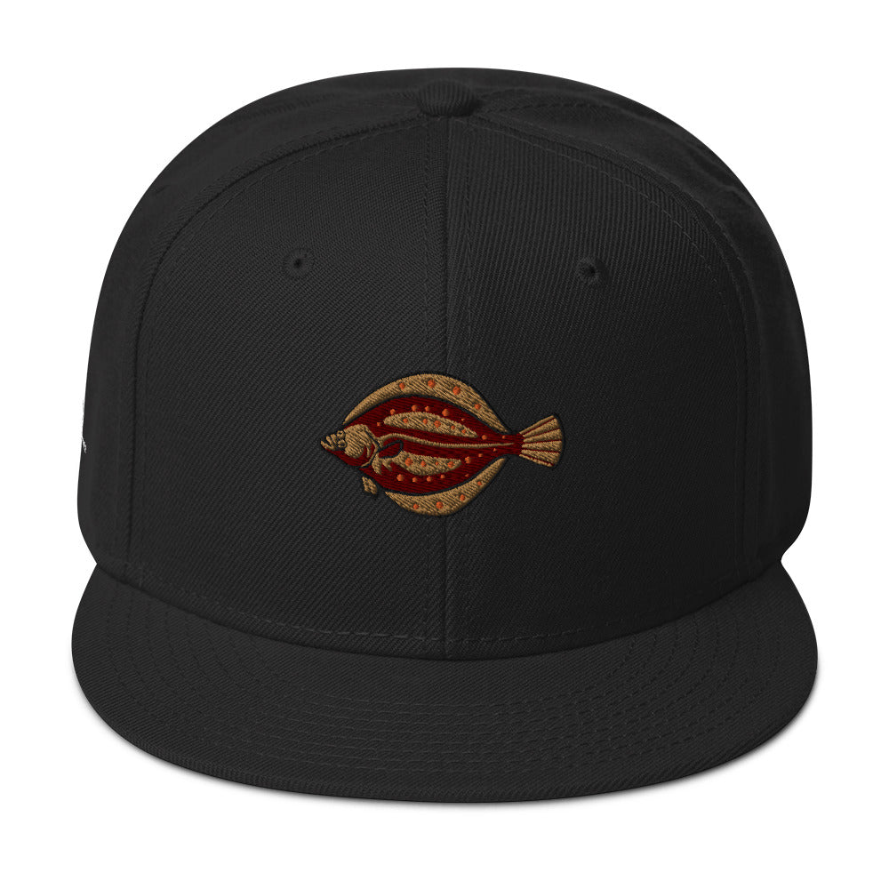 Snapback-Cap Scholle Stickerei