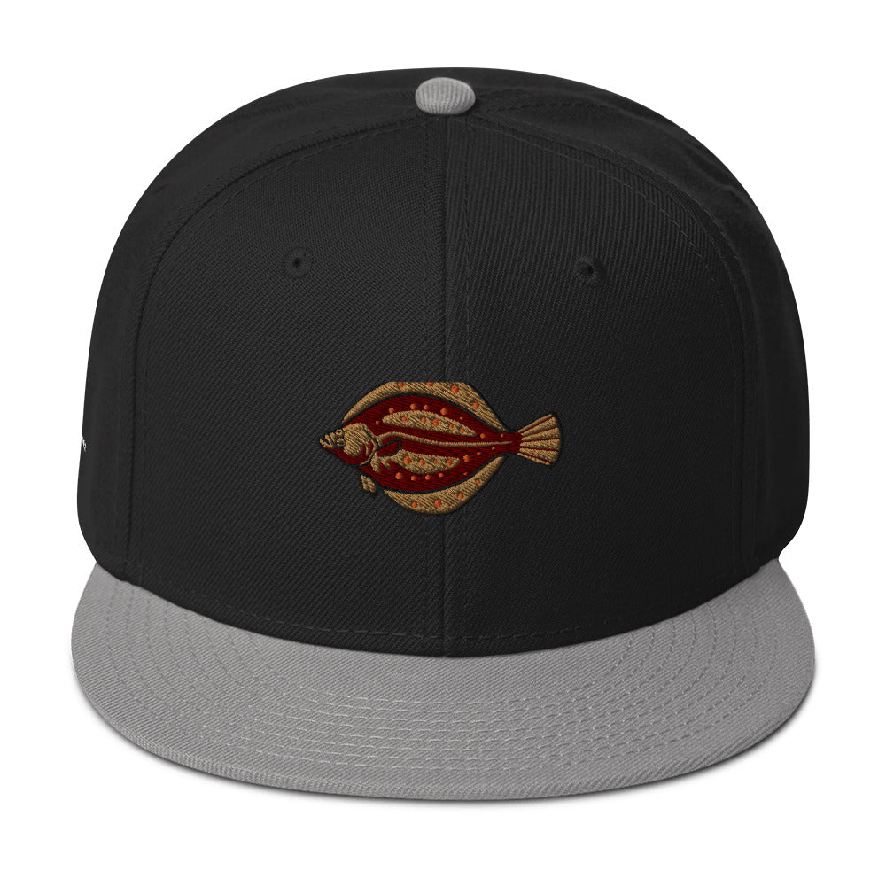 Snapback-Cap Scholle Stickerei