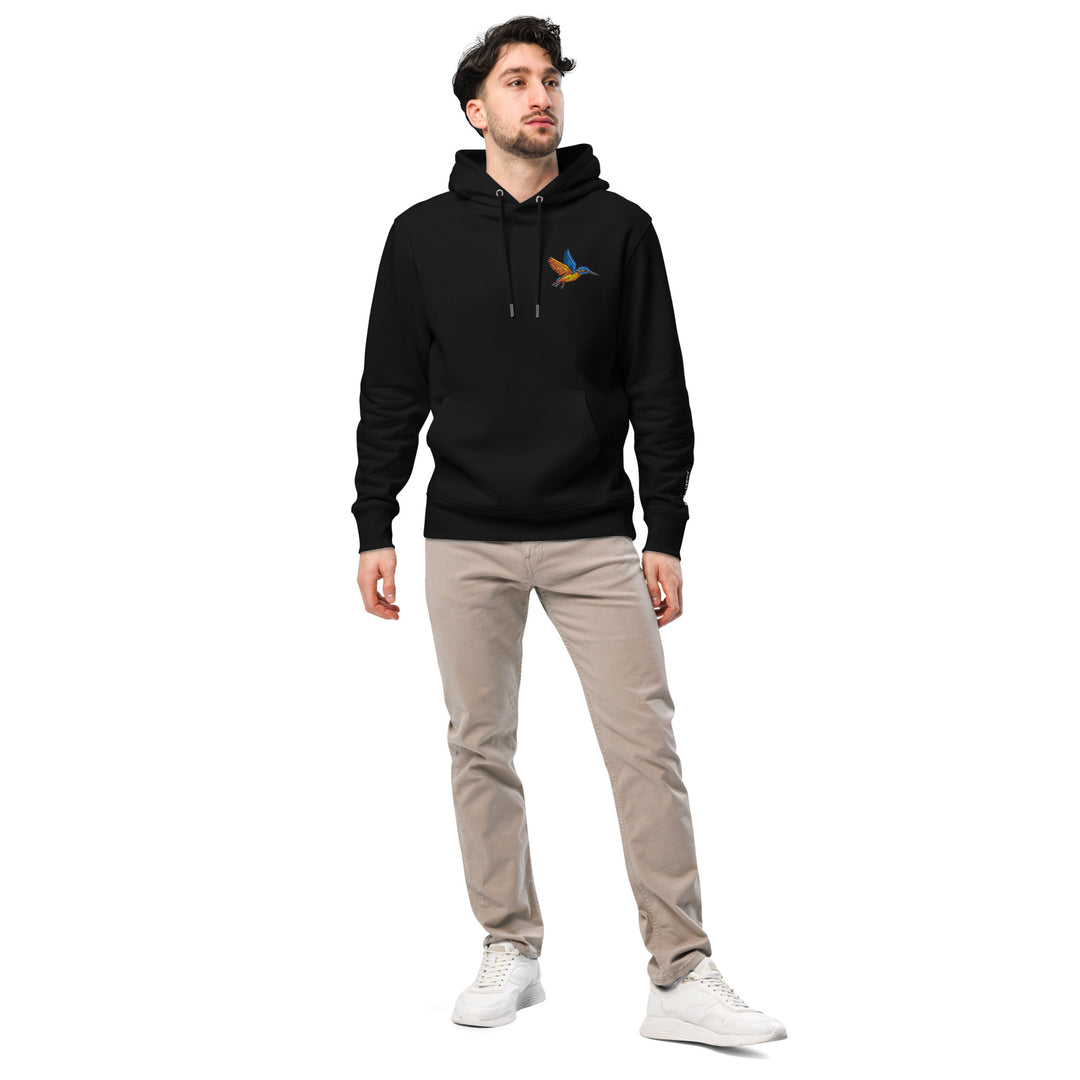 100 Bio Bauwolle Hoodie - Eis Vogel