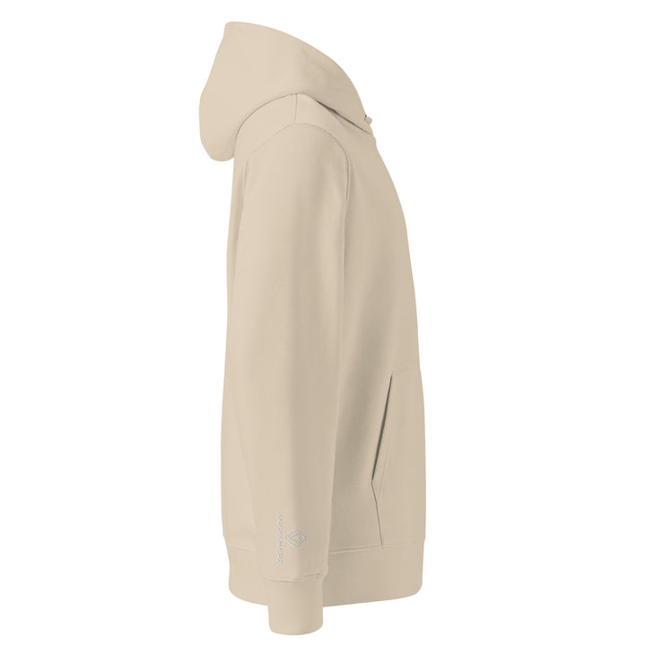 Umweltfreundlicher Unisex-Kapuzenpullover Scholle Stickerei