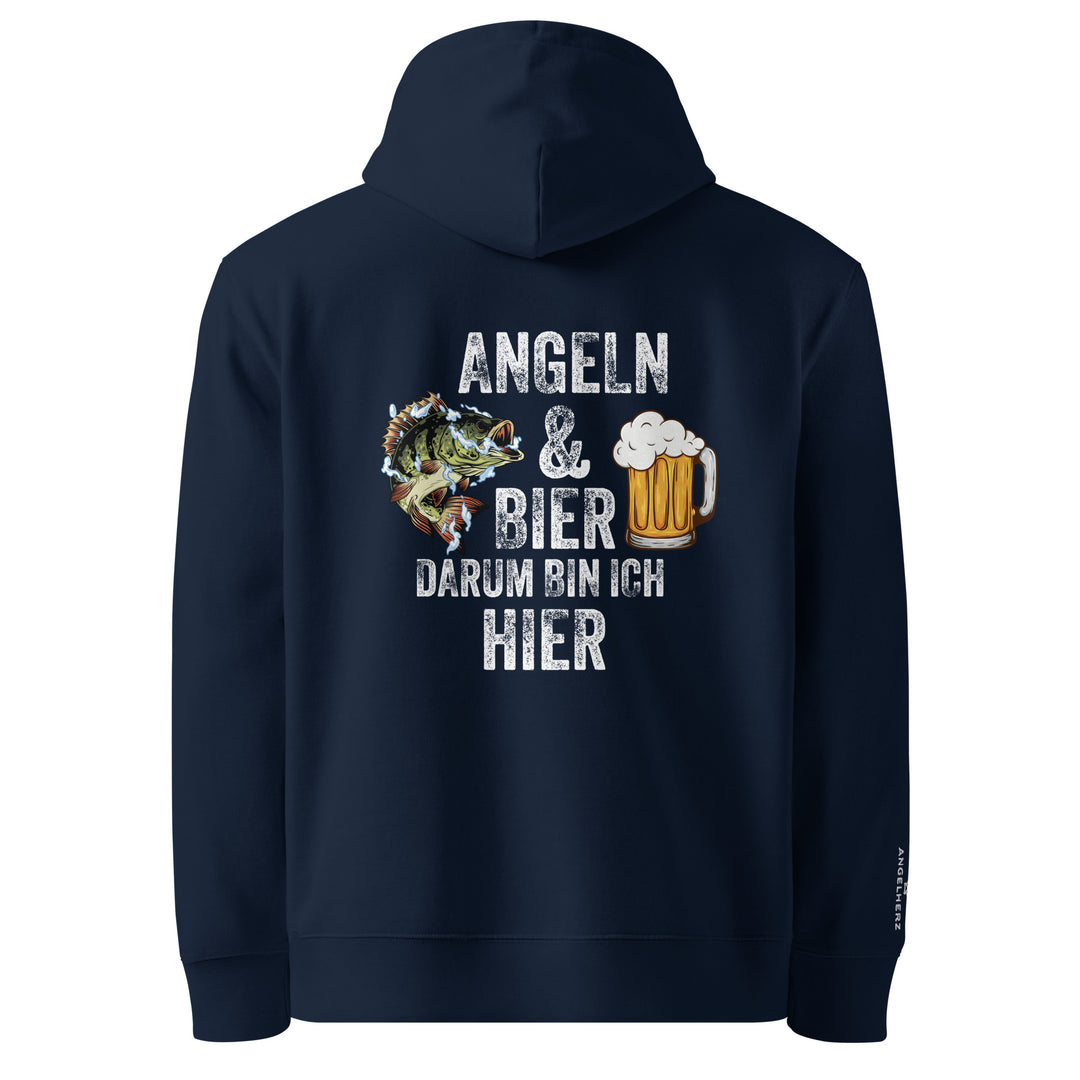 Angeln&Bier Kapuzenpullover