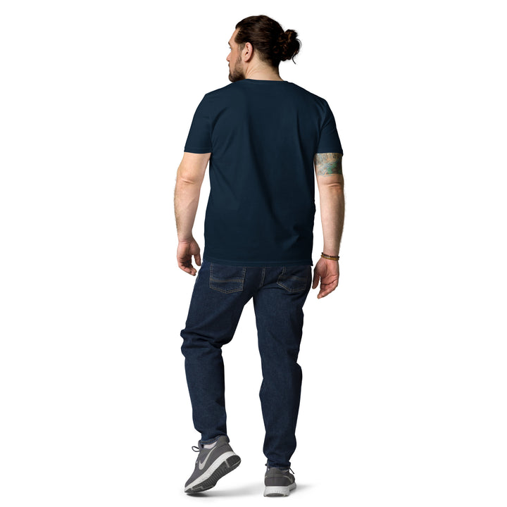 Unisex-Bio-Baumwoll-T-Shirt Scholle Stickerei