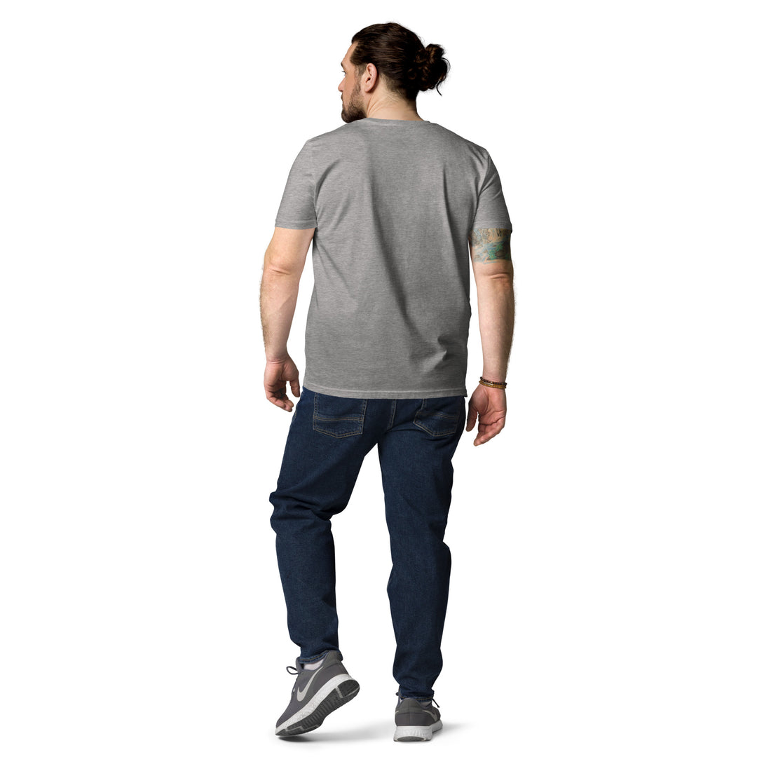 Unisex-Bio-Baumwoll-T-Shirt Scholle Stickerei