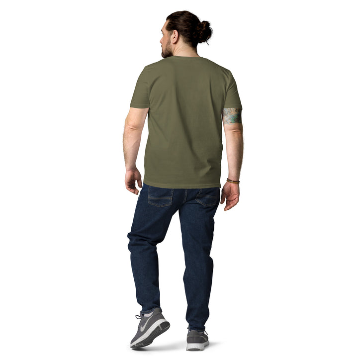 Unisex-Bio-Baumwoll-T-Shirt Scholle Stickerei