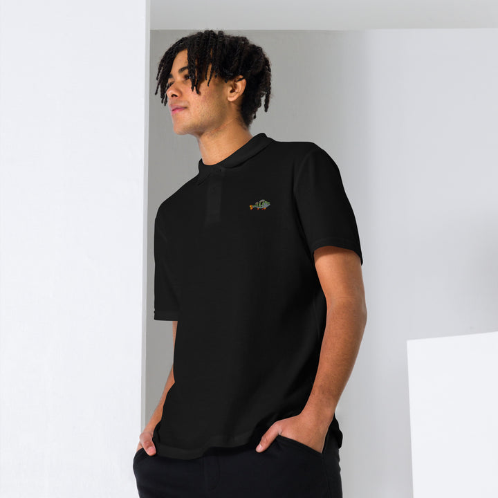 Poloshirt mit Barsch Stickerei