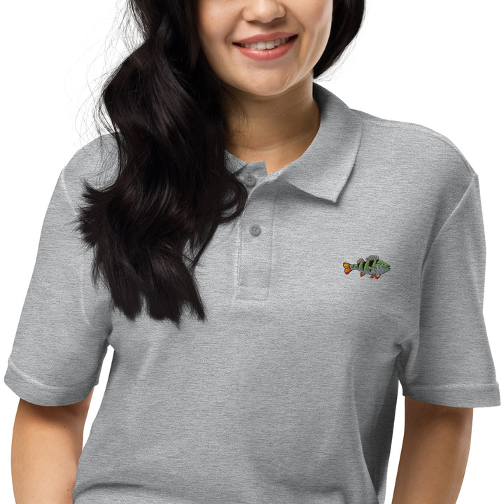 Poloshirt mit Barsch Stickerei