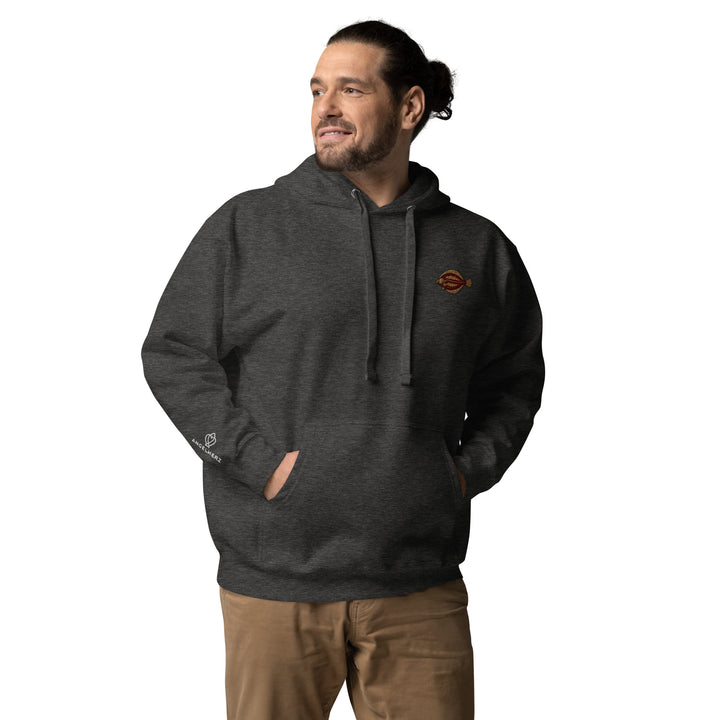 Unisex-Kapuzenpullover Scholle Stickerei