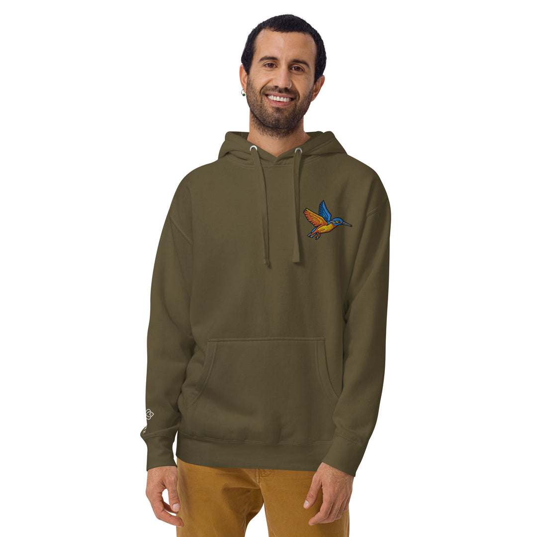 Eis Vogel Unisex-Kapuzenpullover