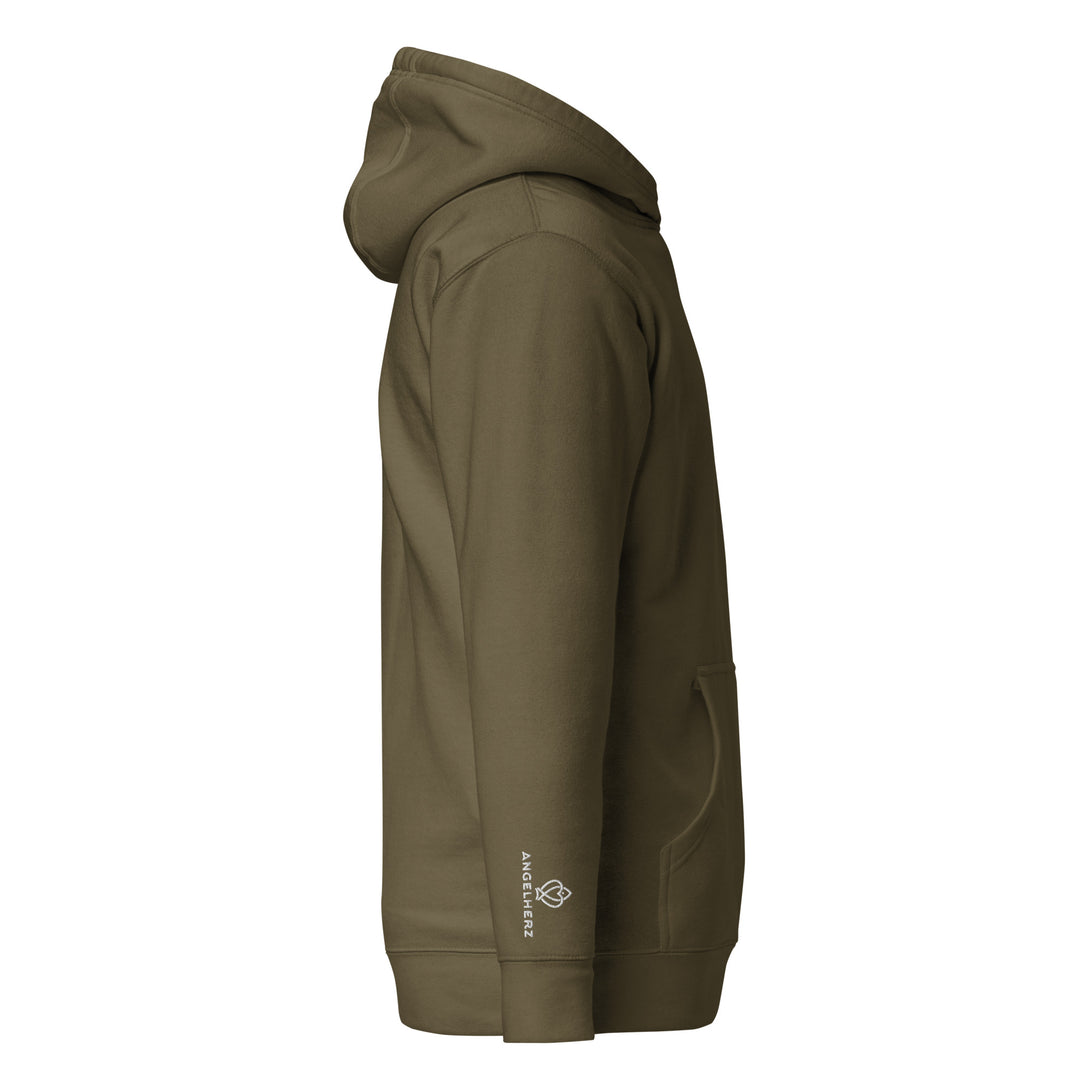 Unisex-Kapuzenpullover Scholle Stickerei